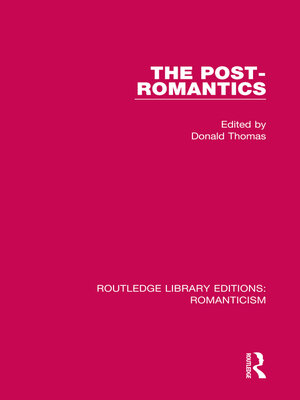 cover image of The Post-Romantics